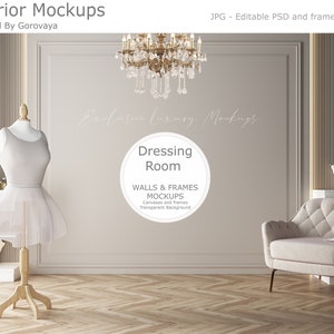 Interior Mockup, Wedding Interior Mockup, Wall Mockup, Dressing Room Mockup, Girls Room Mockup, Sophisticated Mockup, Showroom Mockup