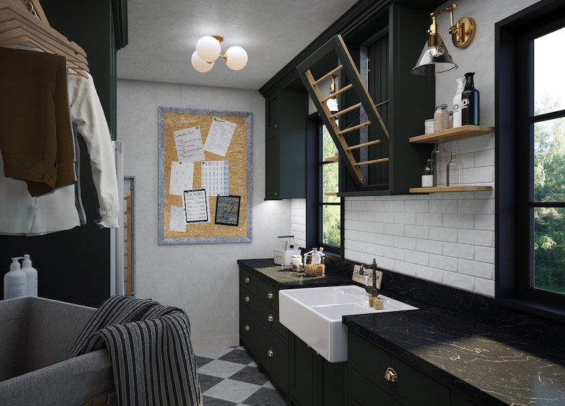 Laundry Room 3D Visualization & Photorealistic Rendering - Etsy