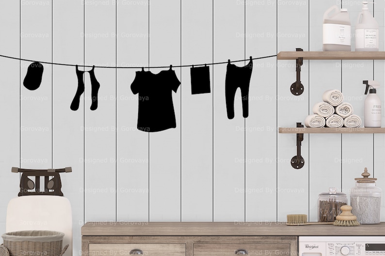 Interior Mockup, Laundry Mockup, Bathroom Mockup,blank Wall Mockup ...