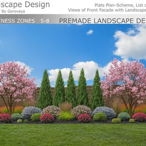 Magnolia Tree Landscape Design for Zones 5-8 (Digital Download)