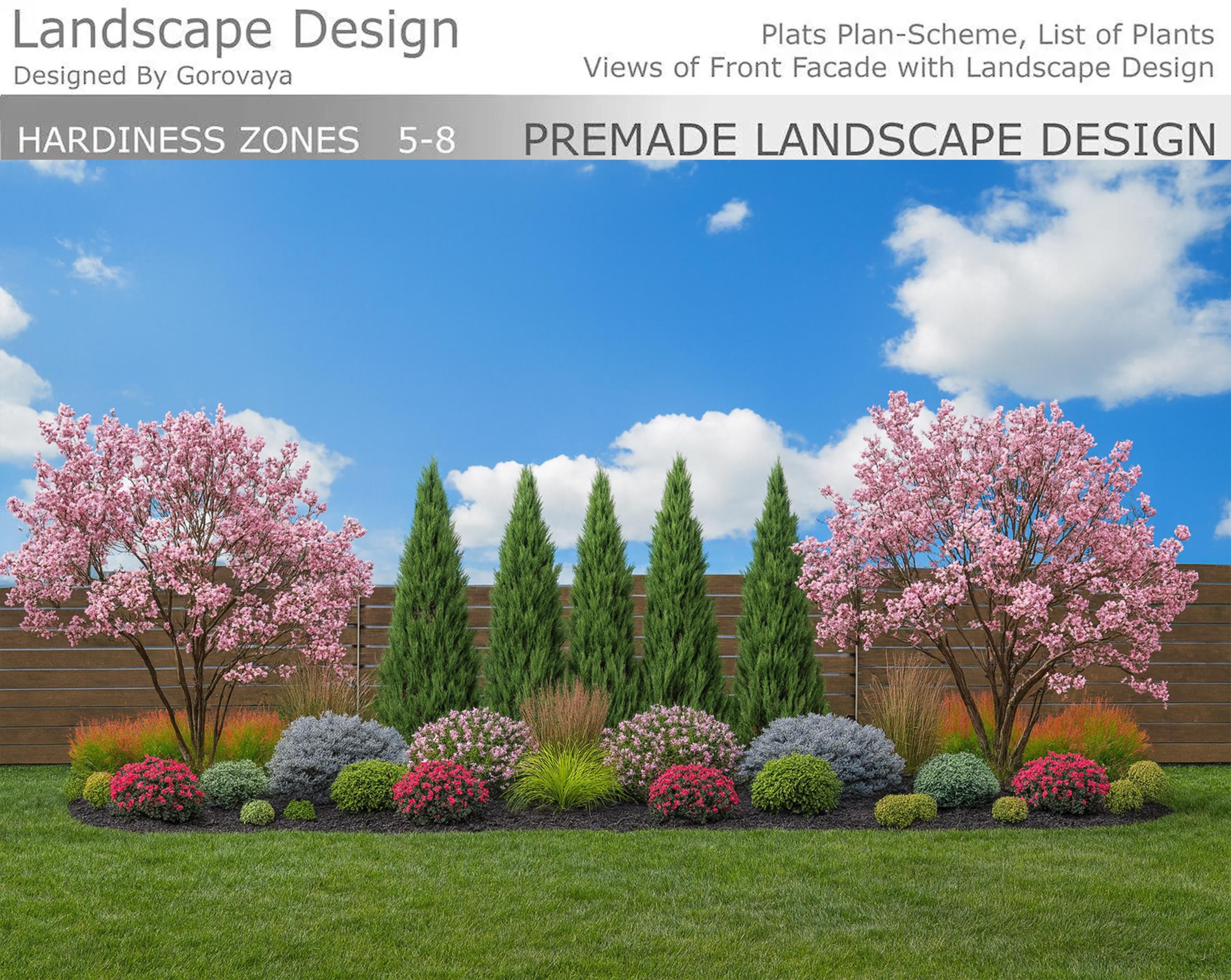 Magnolia Tree Landscape Design for Zones 5-8 (digital Download