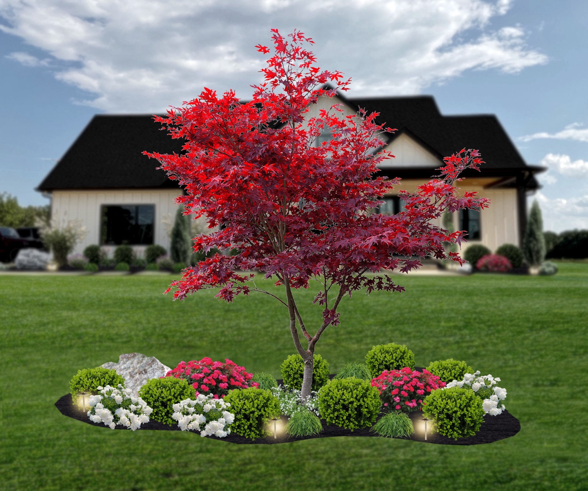 Japanese Landscape Design, Japanese Zen Garden, Zone 5-9 Berm