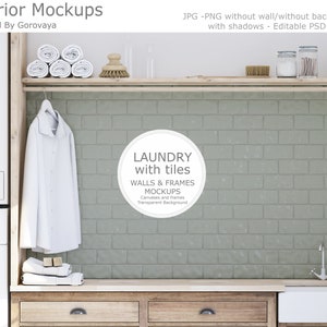 Interior Mockup, Laundry Mockup, Laundry Room Mockup, Farmhouse Mockup, Rustic Mockup, Minimalist Mockup, Closeup Mockup, Wall Mockup, Shelf