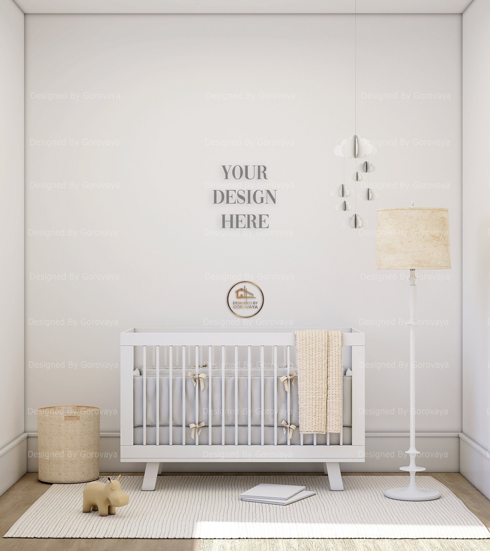 Interior Mockup Baby Room Mockup Infant Room Mockup Nursery Etsy