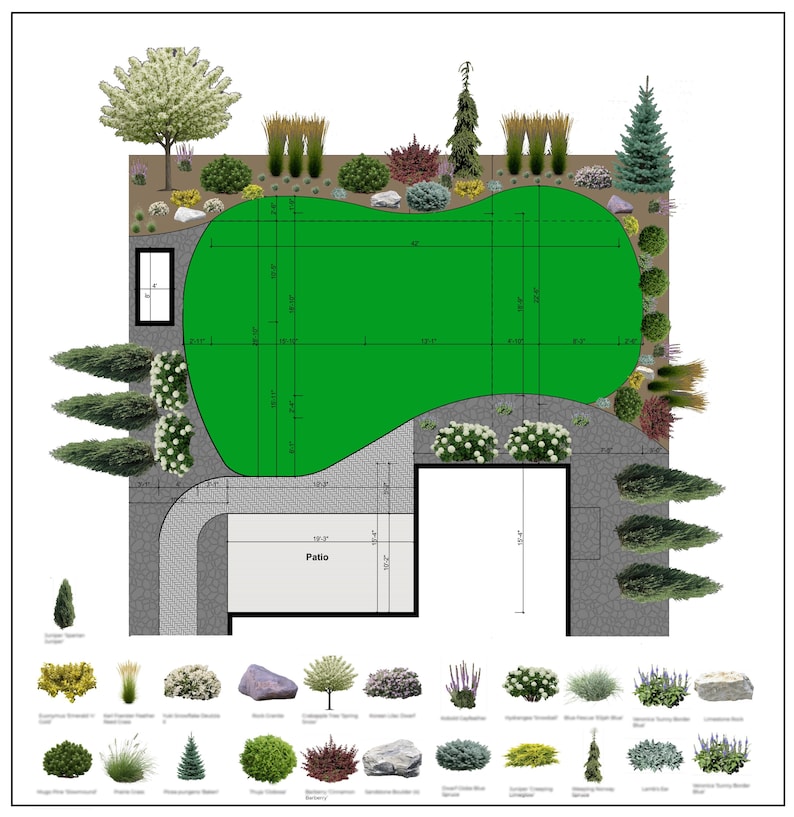 Custom Backyard Landscape Design, Backyard Landscape , Landscape Layout ...