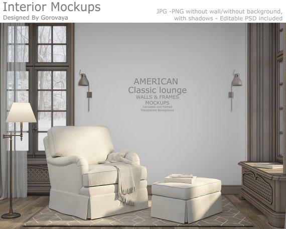 Interior Mockup Living Room Mockup Family Room Mockup - Etsy