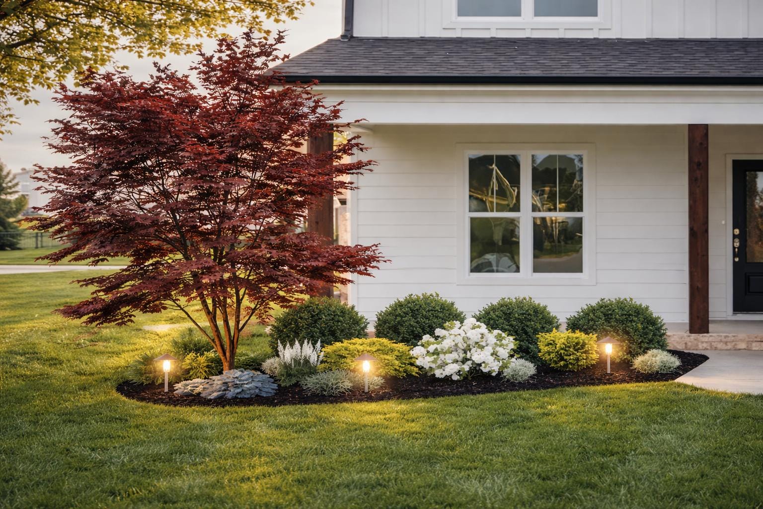 Bloodgood Japanese Maple: Zone 5-9 Front Yard Design - Instant