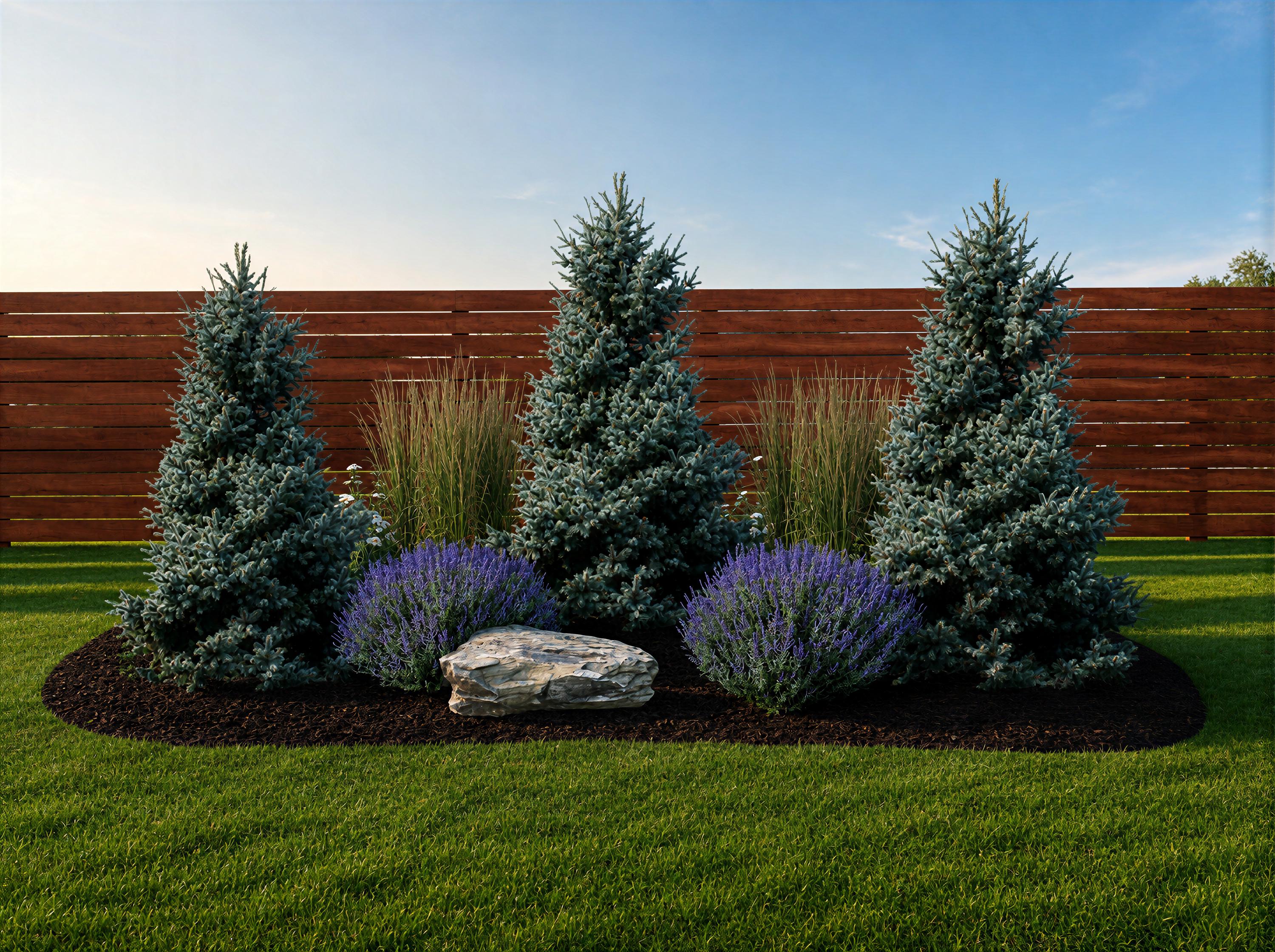 Evergreen Landscape Design | Landscape Premade | Plant List & Plan