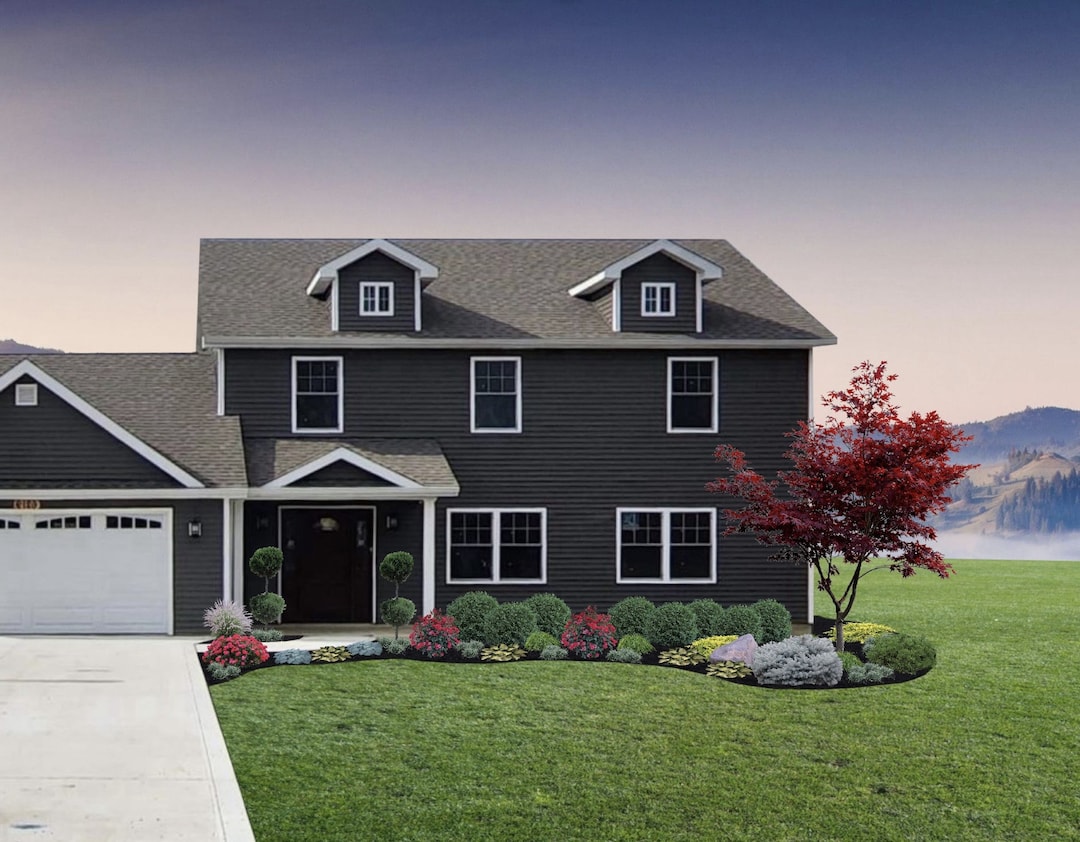 Zone 5-9 Landscape, Landscape Design, Landscape Layout, Plant List ...