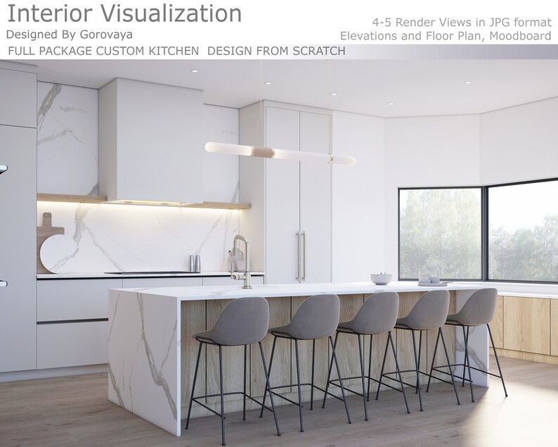 Full Custom Kitchen Design, Online Kitchen Remodeling, Kitchen ...