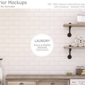 Interior Mockup, Laundry Mockup, Bathroom Mockup,Blank Wall Mockup, Farmhouse Mockup, Rustic Room Mockup, Minimalist Mockup, Close-up Mockup