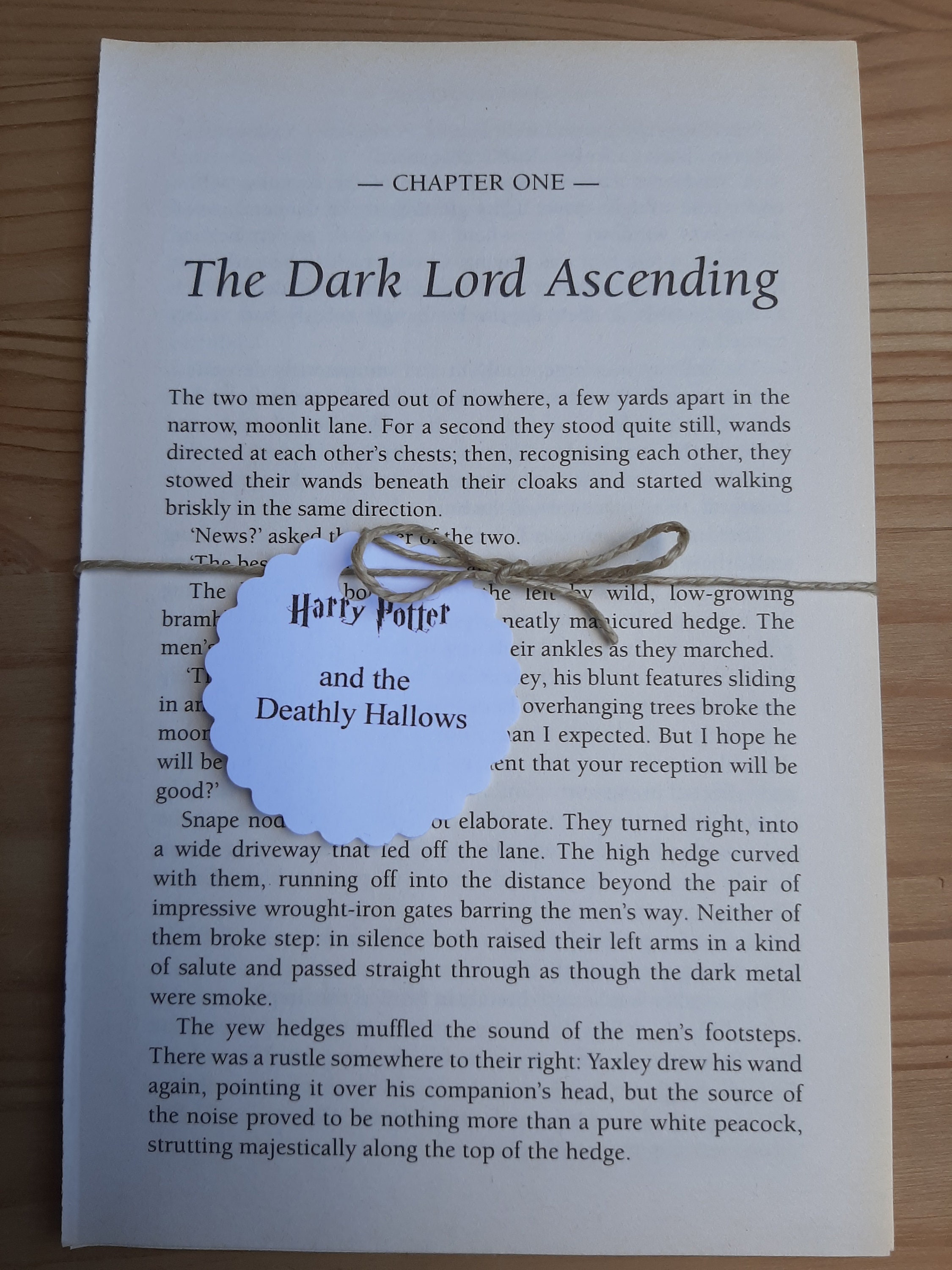 Harry Potter Book Pages, English, 20 Pages, Scrapbooking