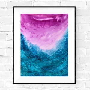 ABOVE THE MAELSTROM Original Alcohol Ink Abstract, Alcohol Ink Art, Fluid Art, Modern Art