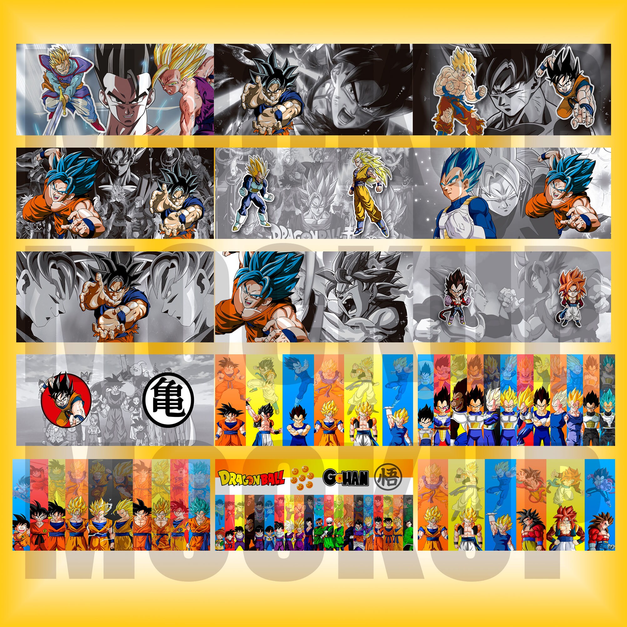 30 Mug Design Template Dragon Ball Z DBZ Mug Sublimation Etsy