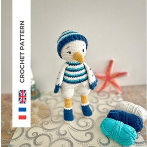 Gwendal the seagull, crochet tutorial / Gwendal the seagull, crochet pattern