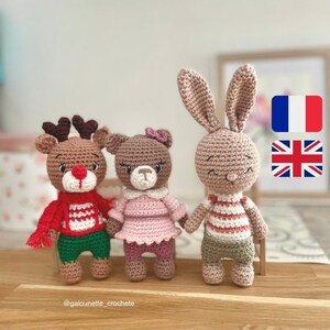 Trio mini animaux : Pipelette, Paillette et Pirouette / Tutoriel au crochet / Crochet pattern