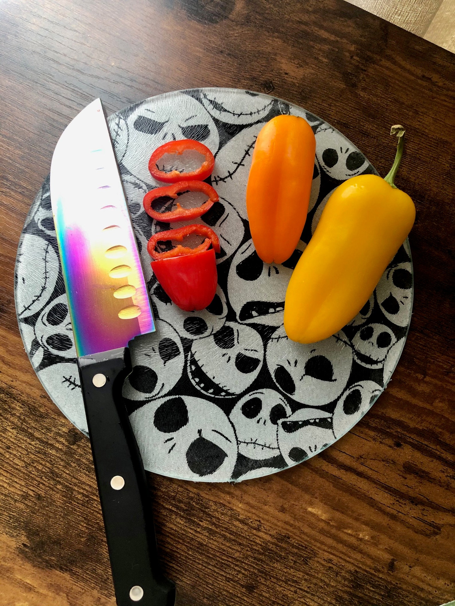 Cutting Board Glass 8x8 round 8x8 square more options Etsy