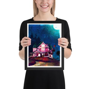 The Pink Palace Framed Photo
