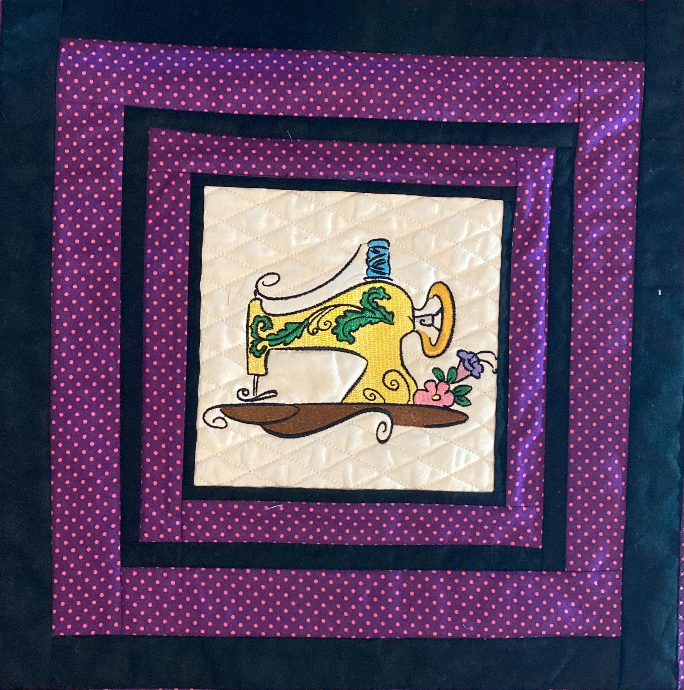 Vintage Sewing Machine Wall Hanging Etsy