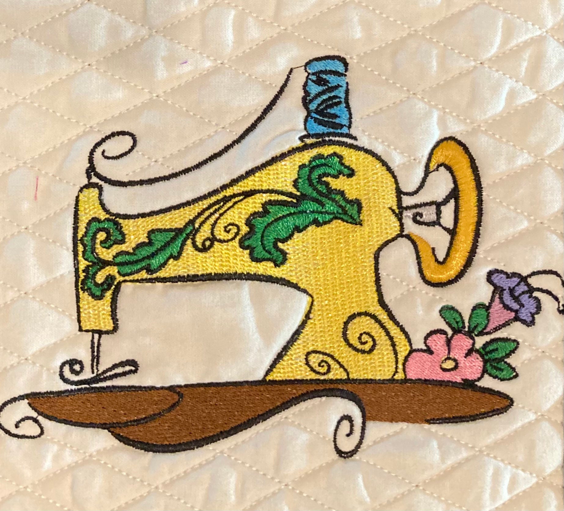 Vintage Sewing Machine Wall Hanging Etsy