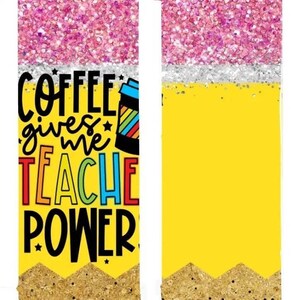 Best Teacher Appreciation Pencil Tumbler Wrap SVG