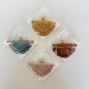 Macrame Car Charm/Diffuser Charm/Car Charm/Ornament