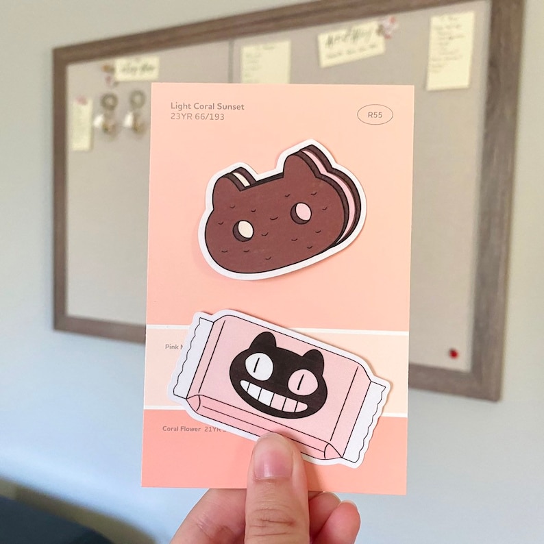 cookie cat vinyl sticker steven universe paper party supplies stickers labels tags stokfella com