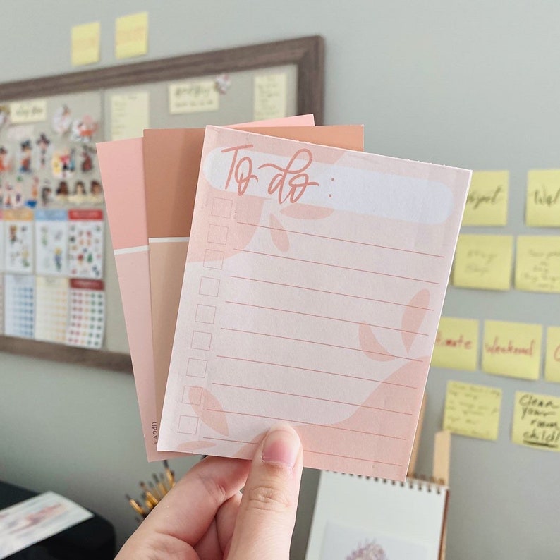 To Do and Notes Memo Pads