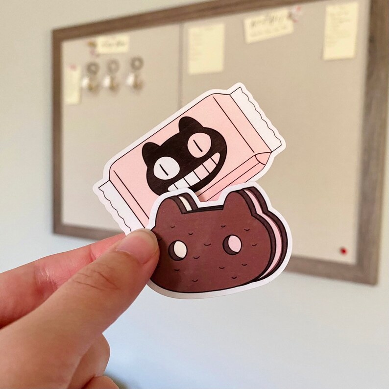 cookie cat vinyl sticker steven universe paper party supplies stickers labels tags stokfella com