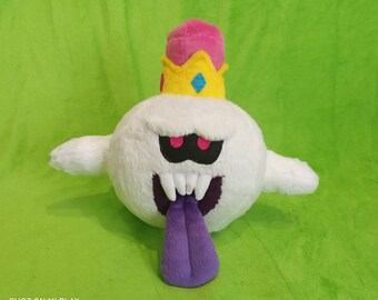 super mario king boo plush toy