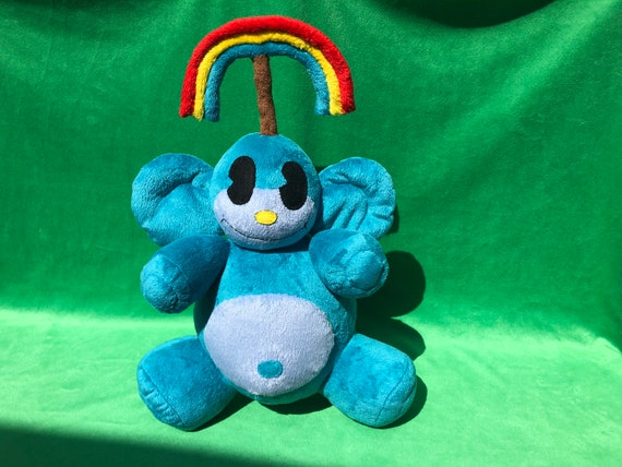 Inspired Blue  Monkey. Custom plush toy