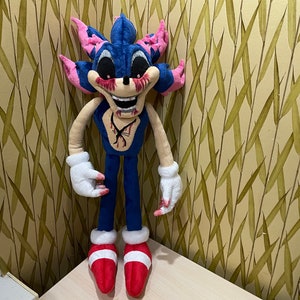 15.5 Inch Sonic Exe Plush, Evil Sonic.exe Stuffed Plush Toy, Sonic The  Hedgehog Plush Gifts for Fans (Blue) : : Toys & Games