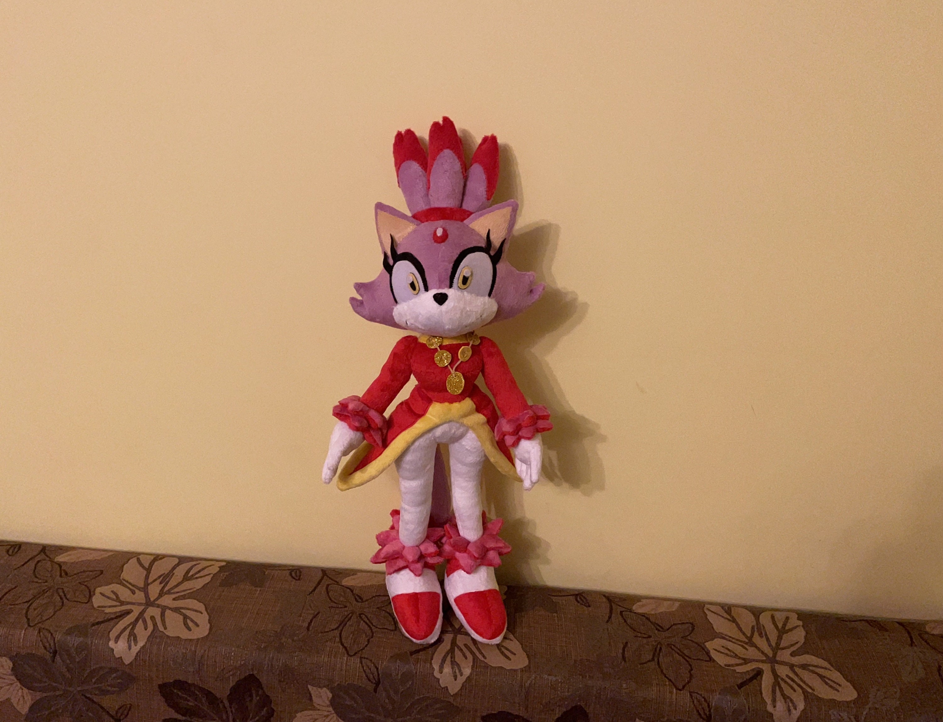 Custom plush Just Like Blaze the cat sonic inspired funmade -  Portugal