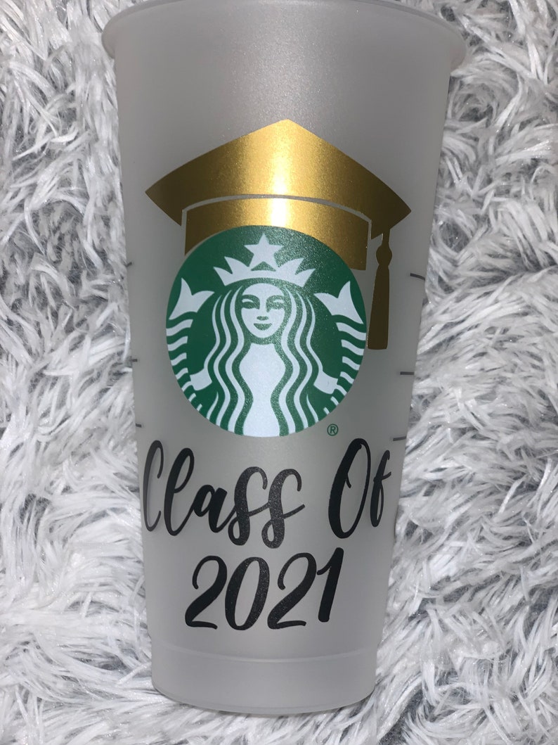 Custom Senior 2021 Reusable Starbucks Cold Cup 24 oz Etsy