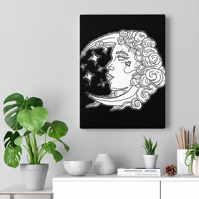Canvas Gallery Wraps Moon Child