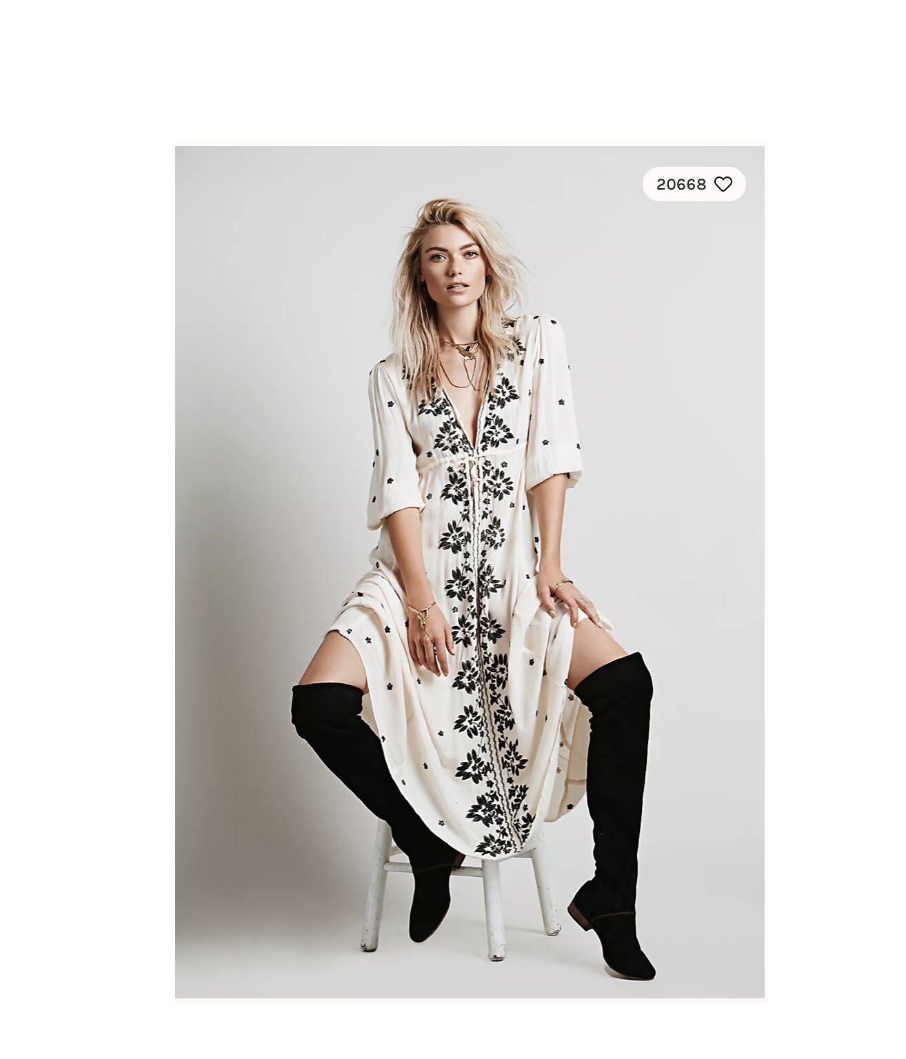 Free people fable midi dress cheap