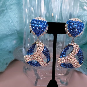 Austrian Crystal "Richard Kerr style " Earrings