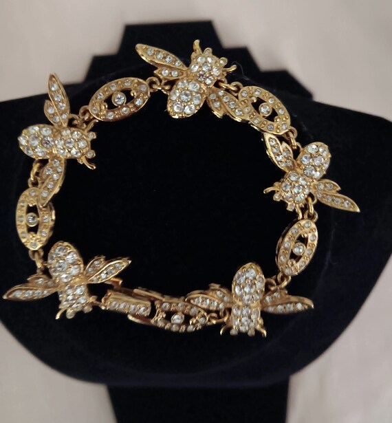 Joan  Rivers " Crystal  Bee Bracelet ". - image 3