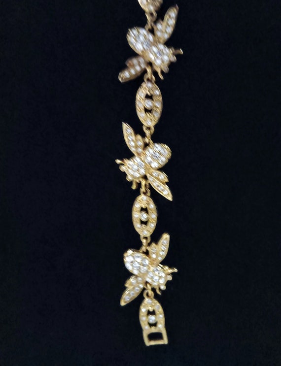 Joan  Rivers " Crystal  Bee Bracelet ". - image 5