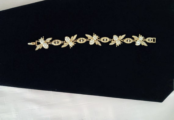 Joan  Rivers " Crystal  Bee Bracelet ". - image 1