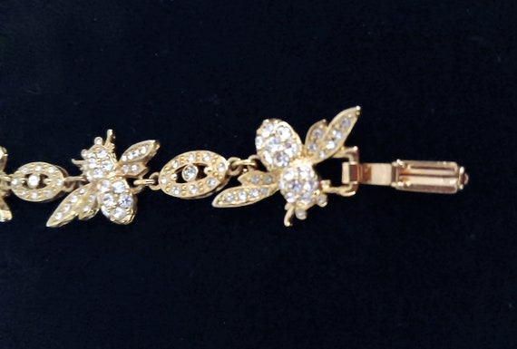 Joan  Rivers " Crystal  Bee Bracelet ". - image 4