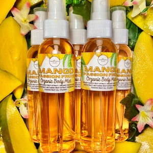 Organic Mango & Passionfruit Body Mist Fragrance
