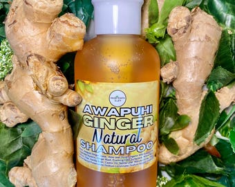 Awapuhi Ginger Natural Shampoo for Healthy Hair 14 ounces