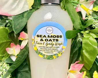 Sea Moss + Oat Natural Face & Body Wash