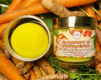 Carrot & Turmeric Face + Body Wash Pads