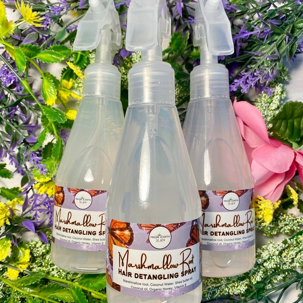 Marshmallow Root Natural Hair Detangling Spray