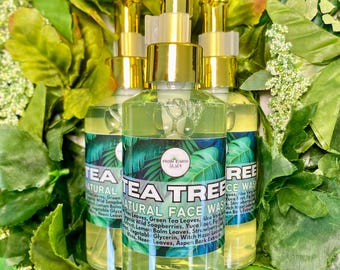 Tea Tree Face Wash Gel Cleanser