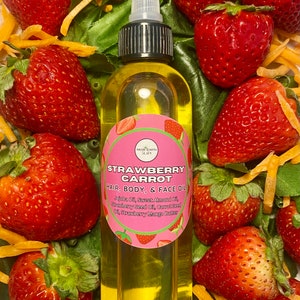 Strawberry Carrot Moisturizing Hair & Skin Oil