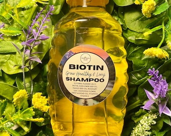 BIOTIN Natural Vegan Shampoo for Healthy Hair 16 ounces