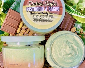 Dubai Cacao & Pistachio Natural Body Scrub
